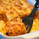 Tejfölös rakott bolognai spagetti