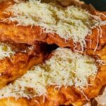 Bolognai raguval töltött lángos