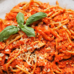 Vegán bolognai spagetti recept